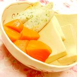 白みそ仕立て❤紫蘇笹蒲鉾と高野豆腐の煮物❤